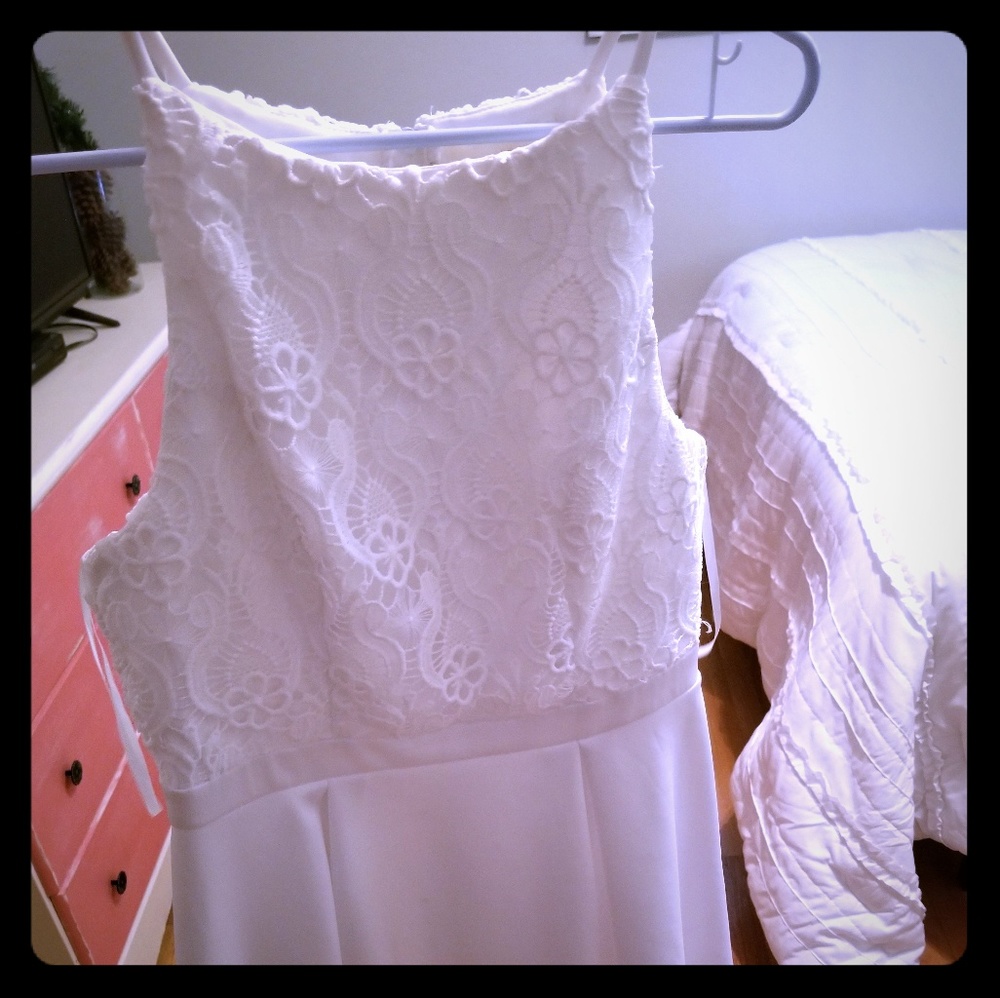 White dress